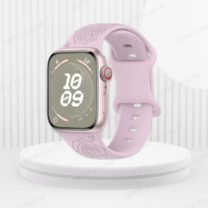Rose - Apple Watch Armband aus Silikon