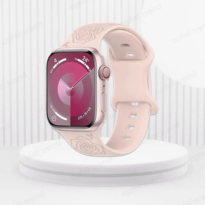Rose - Apple Watch Armband aus Silikon